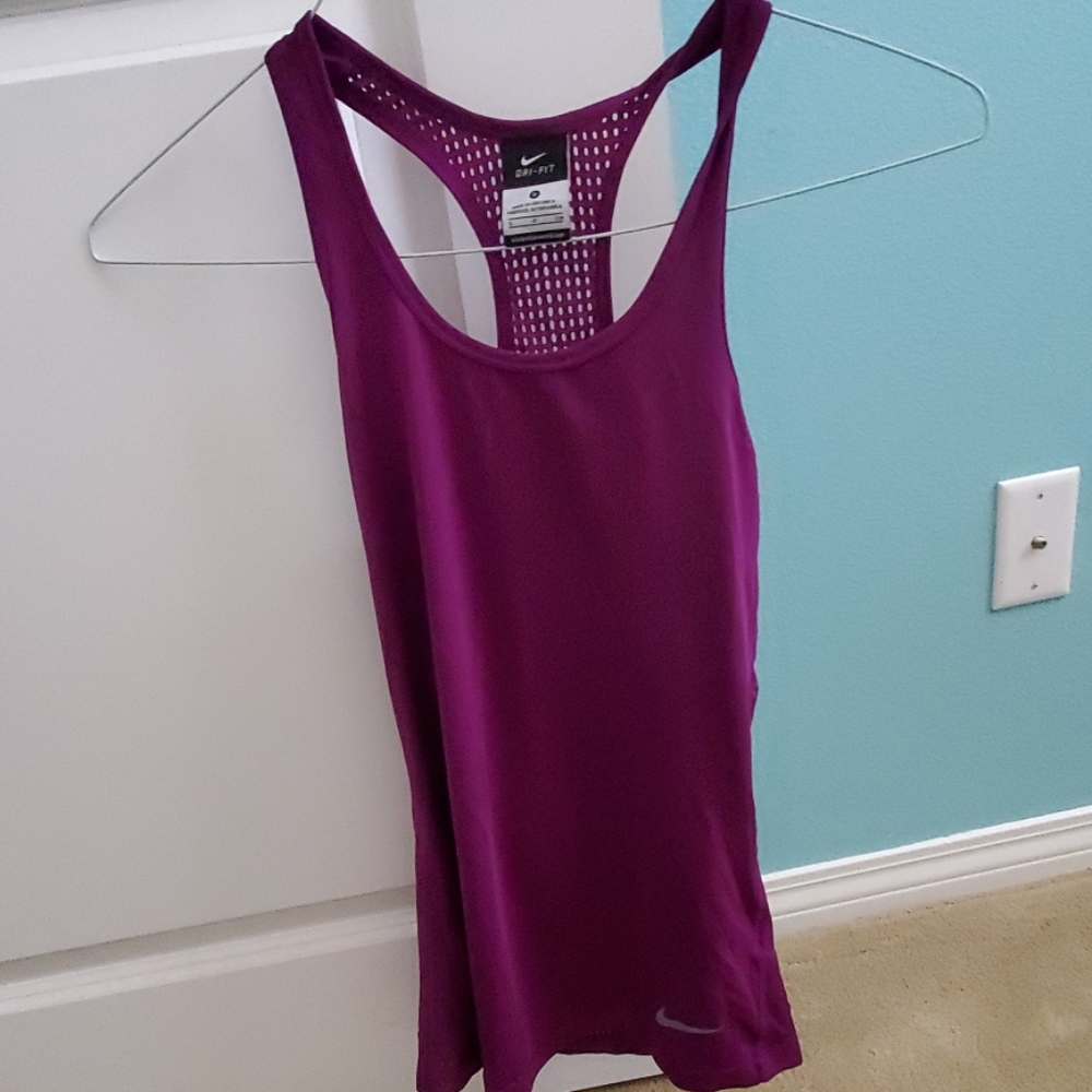 Purple Nike dri fit tank